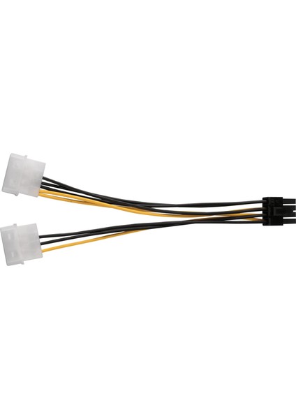 10 Adet 2 Molex 4 Pin 8-Pin Pcı Express Ekran Kartı Pci-E Atx Psu Güç Dönüştürücü Kablosu-Molex Pcie 8 Pin Adaptör Kablosu (Yurt Dışından)