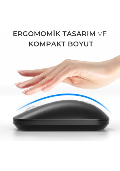 WS214 Kablosuz 1200DPI 3 Tuşlu Optik Mouse Pembe