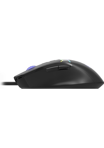 Lenovo Lecoo MS106 Kablolu RGB LED Aydınlatmalı 3200DPI 7 Tuşlu Gaming Mouse Siyah