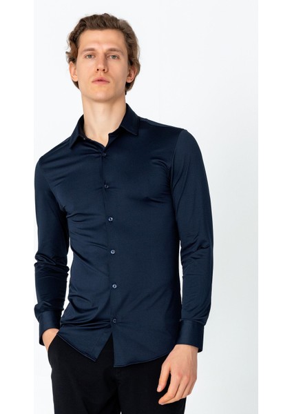 Erkek Regular Fit Rahat Şık Sade Klasik Gömlek