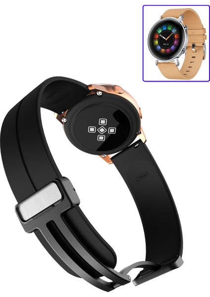 Huawei Watch Gt2 42MM Akıllı Saat Uyumlu Kordon Magnetic Klipsli Premium Kayış
