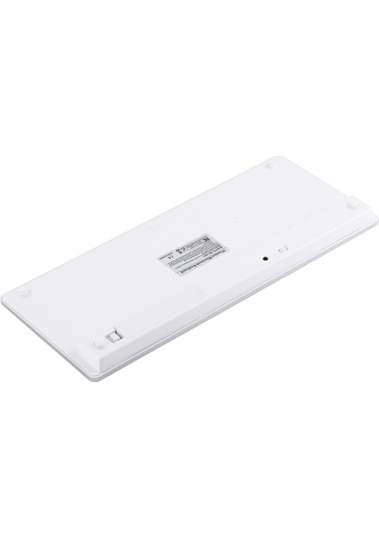 WB-8022 Ultra Ince Telefon Tablet Uyumlu Wiress Bluetooth Klavye - Gümüş (Yurt Dışından)