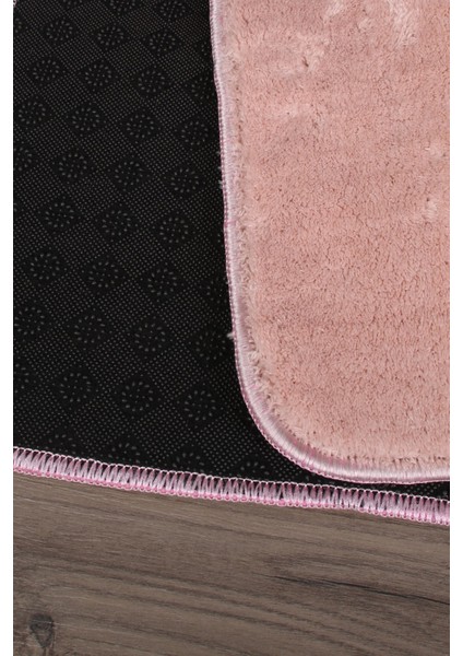 Relax Pudra Köşeli 60X100 + 50X60 cm 2'li Pufidik Banyo Paspası Seti Kaymaz Klozet Takımı fırsatları