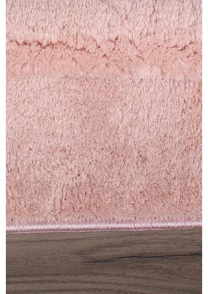 Relax Pudra Köşeli 60X100 + 50X60 cm 2'li Pufidik Banyo Paspası Seti Kaymaz Klozet Takımı indirimleri