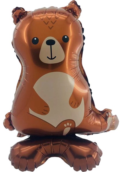 Ayaklı Ayı Folyo Balon 58X42 cm