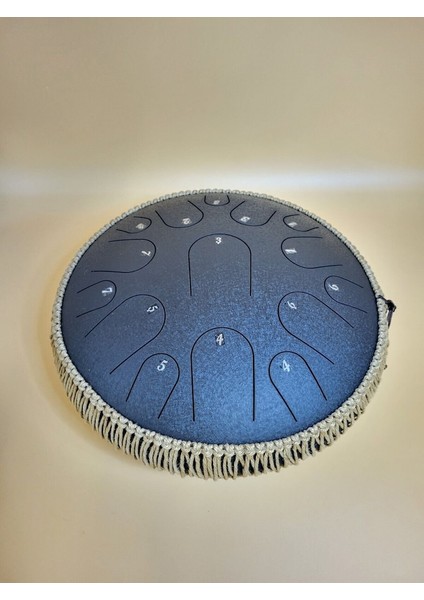 15 Notalı Karbonçelik Pro Handpan – 2 Yıl Garantili Müzikal Enstrüman