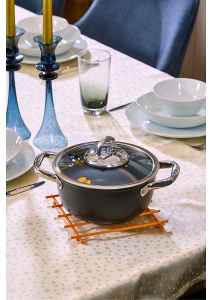 4'lü Turuncu Servis Sunum Seti, Peçetelik, Kağıt Havluluk, Ekmeklik Makrome, Nihale - Metal fırsatları