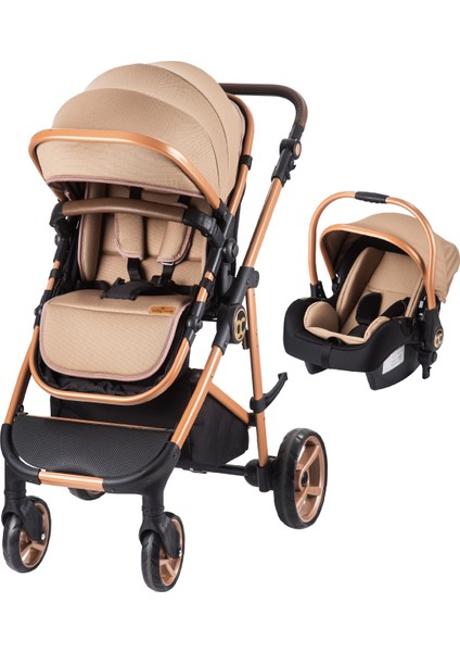 BC 305 - Zeta Travel Sistem Bebek Arabası ( Kahverengi )