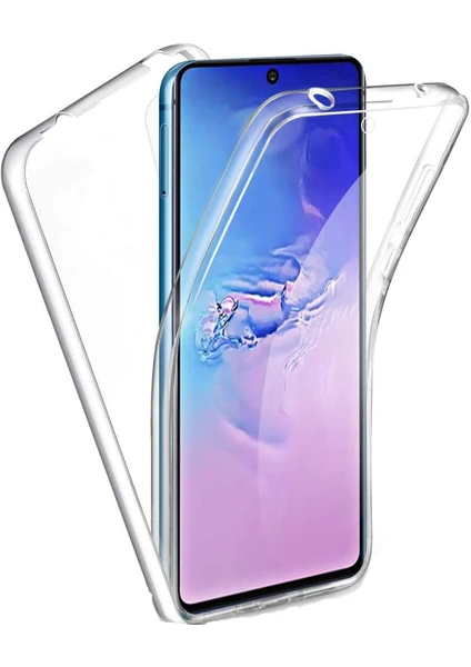 Samsung Galaxy S10 Lite 360 Derece Kılıf Full Tam Koruma Ön Arka Şeffaf Kılıf