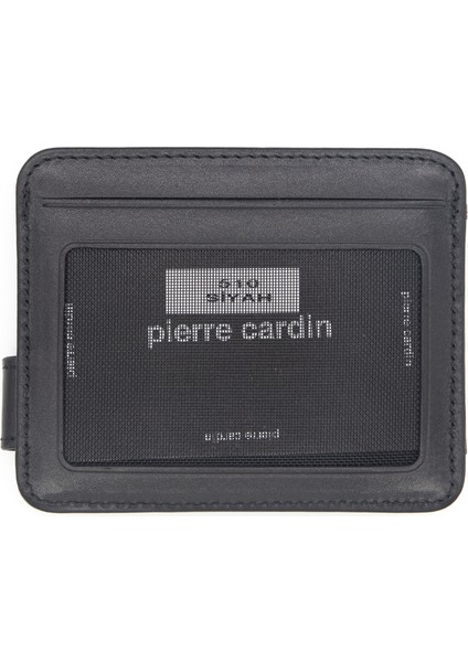 Pierre Cardin Siyah Unisex Deri Kartlık 0510