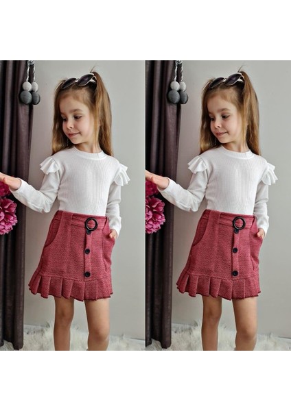 Yigit Butik Etekli Kız Çocuk Takım