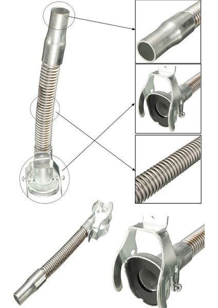 Metal Yakıt Bidonu Için Flexible Doldurma Aparatı