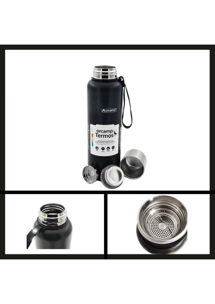 Uyguna-Yakala (OUT-5050) Orcamp 304 Çelik Termos 1 LT-ERM.131