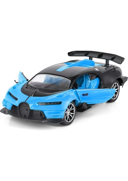 1:12 F/f Şarjlı Kapısı Açılan Mavi Bug. Coupe H338-18-B
