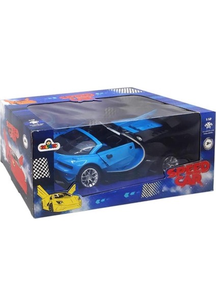 1:12 F/f Şarjlı Kapısı Açılan Mavi Bug. Coupe H338-18-B