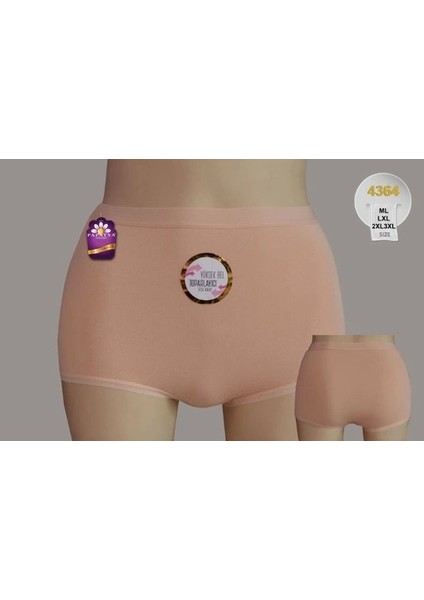 Yüksek Bel Toparlayıcı Modal Slıp Kilot-Ten