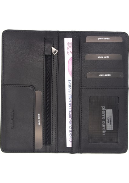 Siyah Deri Erkek Cüzdanı 11055B fiyatları