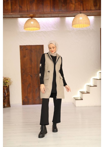 Kapitone Yelekli Üçlü Takım fiyatları