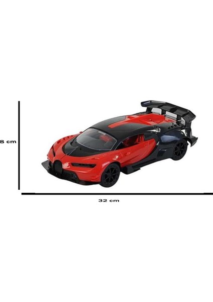 1:12 F/f Şarjlı Kapısı Açılan Kırmızı Bug. Coupe H338-18-A modelleri