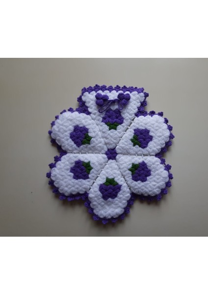 Banyo El Örmesi Yün Çift Taraflı Kese