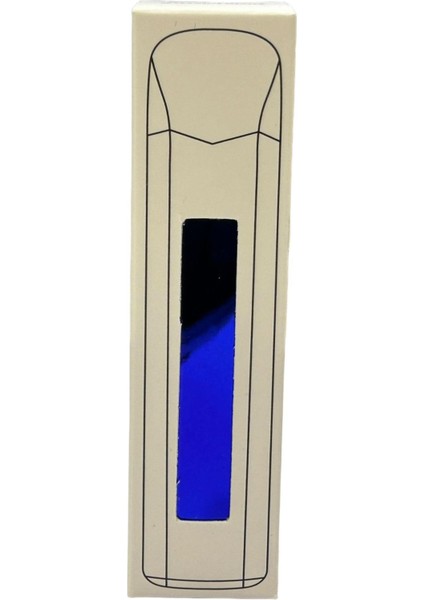 Slim Mavi Şarjlı Çakmak 109487