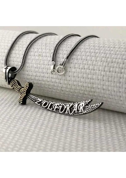 Gümüş Zülfikar Kılıcı Erkek Kolye modelleri