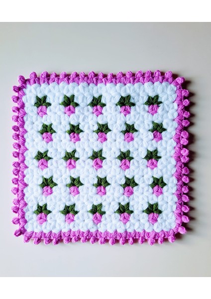 Banyo El Örmesi Lifi Yün Kare