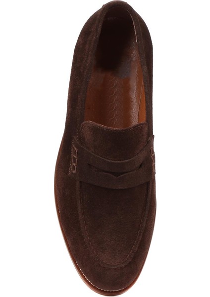 - Kahverengi Süet Deri Erkek Klasik Ayakkabı 250-2370 indirimleri