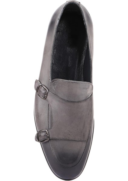 - Gri Deri Tokalı Erkek Klasik Ayakkabı 250-2300 indirimleri