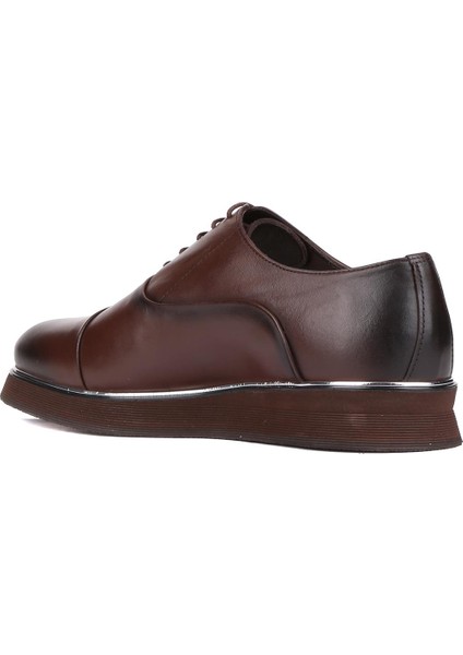 - Kahverengi Deri Bağcıklı Erkek Klasik Ayakkabı 250-2030 fırsatları