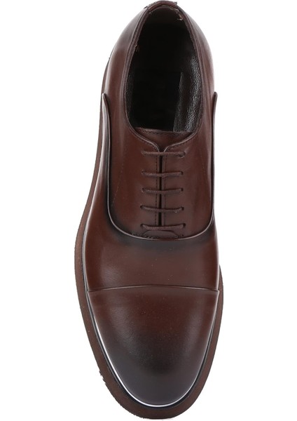 - Kahverengi Deri Bağcıklı Erkek Klasik Ayakkabı 250-2030 indirimleri