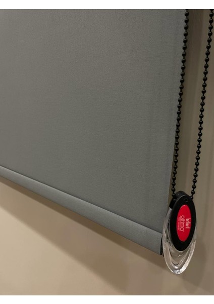 Koyu Gri Stor Perde Kalın Polyester Kumaş Alüminyum Kasa ile Modern Tasarım fırsatları