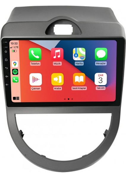 Kia Soul 2010 2013 9inç 2gb Ram Kablosuz Carplay Android Auto Oem Multimedya Navigasyon