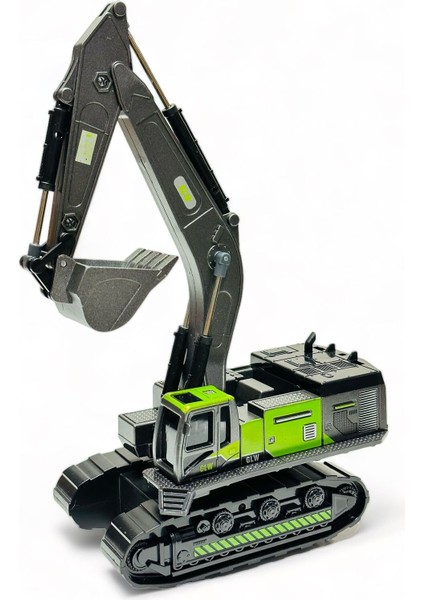 Metal Uçlu Kepçe Dozer Sürtmeli Ekskavatör Çocuk Mühendisliği Oyuncak