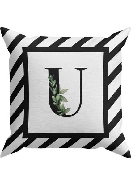 Harf (U) Kırlent Kılıf