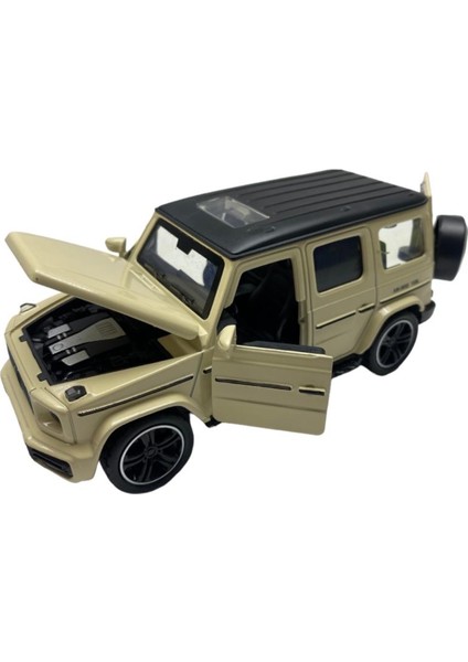 Diecast Metal Oyuncak Araba Mercedes G65 Jip Çek Bırak G Clas Model Araç 1:32 Ölçek 15 CM