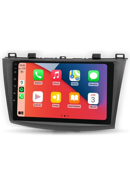 Mazda 3 2010 2012 9inç 2gb Ram Kablosuz Carplay Android Auto Oem Multimedya Navigasyon