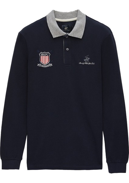 Erkek Polo Yaka Uzun Kollu T-Shirt - 22WMFPU6111301