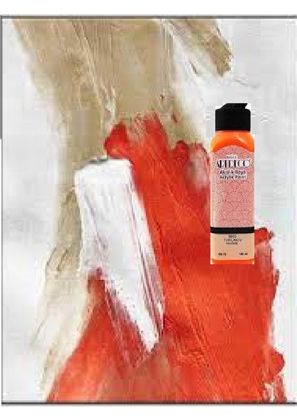 140 ml Turuncu Renk Akrilik Boya