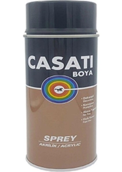 Siyah Akrilik Sprey Boya 400 ml Ral 9005