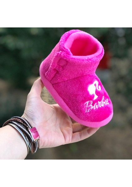 Pandalina Kız Çocuk Pembe Barby Panduf ,ev Ayakkabısı ,kreş Anaokulu Ayakkabısı fiyatları