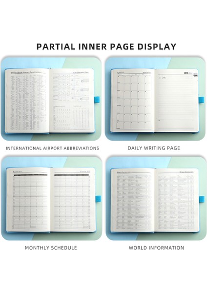 Agenda Kalem Uçlu Sert Kapak 2023-MAVI (Yurt Dışından)