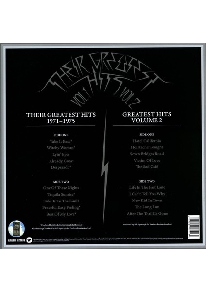 Eagles - Their Greatest Hits Volumes 1&2 - 2LP - Plak