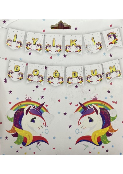 Iyi Ki Doğdun Banner Unicorn