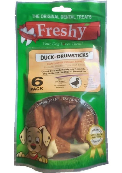 Duck Drumsticks Ördek But Köpek Ödül Kemikleri 6 Adet 90 gr