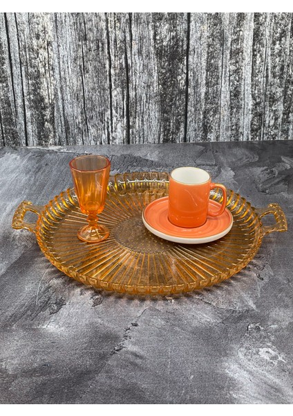 Mika Kristal Kulplu Sunum Tepsisi Organizer Düzenleyici Tepsi 36*30CM fiyatları