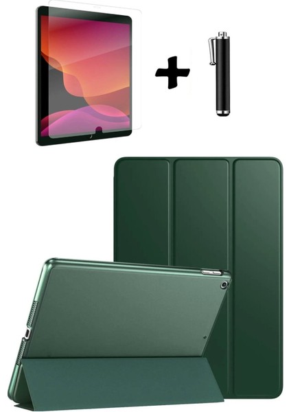Apple Ipad 8. ve 9. Nesil 10.2 Inç Uyumlu Tablet Kılıfı Ekran Koruyucu Dokunmatik Kalem Seti