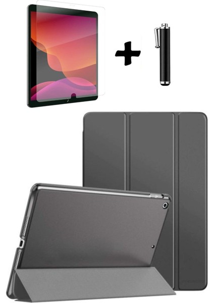 Apple Ipad 8. ve 9. Nesil 10.2 Inç Uyumlu Tablet Kılıfı Ekran Koruyucu Dokunmatik Kalem Seti