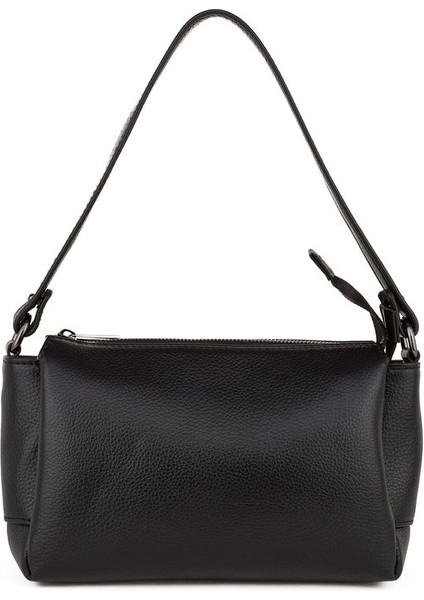 Siyah Rölax Deri Kadın Omuz Çantası Blm 308