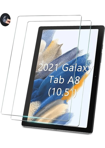 Samsung Galaxy Tab A8 10.5 (2021) SM-X200 Uyumlu Kedi Kılıf Çocuk Kılıfı Askılı Standlı 3'lü Set